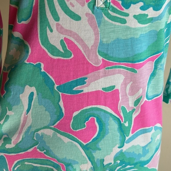 Lilly Pulitzer Alessia Tropical Pink Sands Dress Size XS - Picture 6 of 12